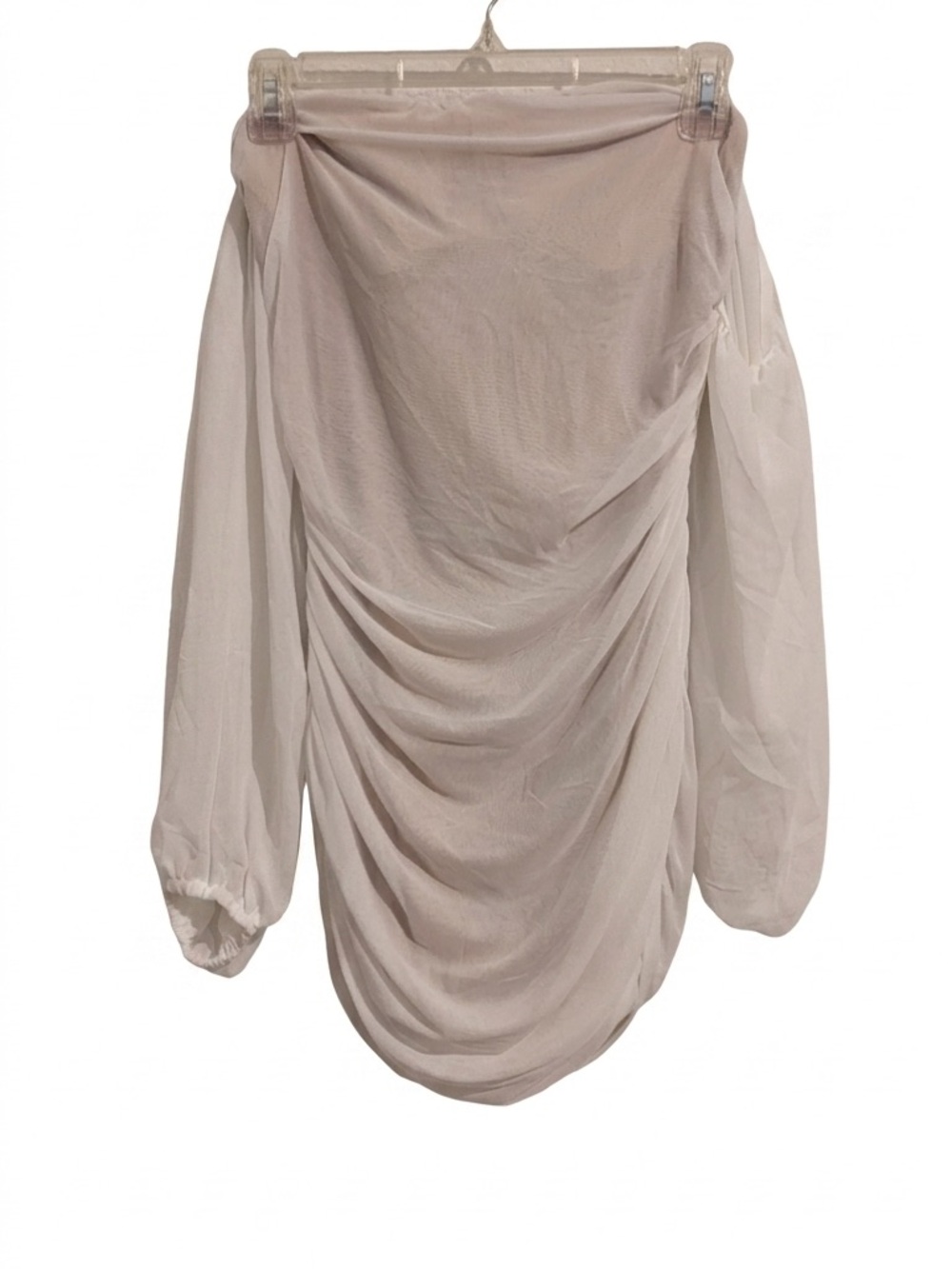 Off-Shoulder Ruched Mini Dress - Picture 2 of 3